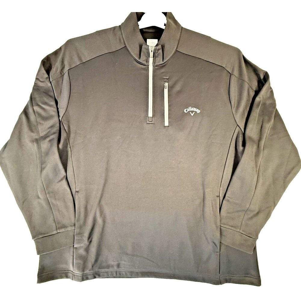 Callaway Golf Quarter-Zip Pullover XXL Gray Performance Athletic Jacket